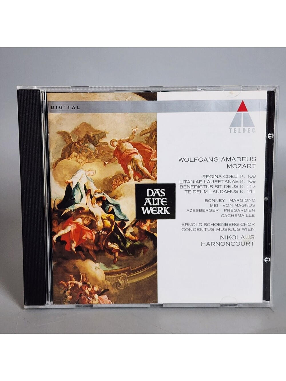 Mozart: Regina Coeli, Litaniae, Te Deum - Harnoncourt, Arnold Schoenberg Chor CD